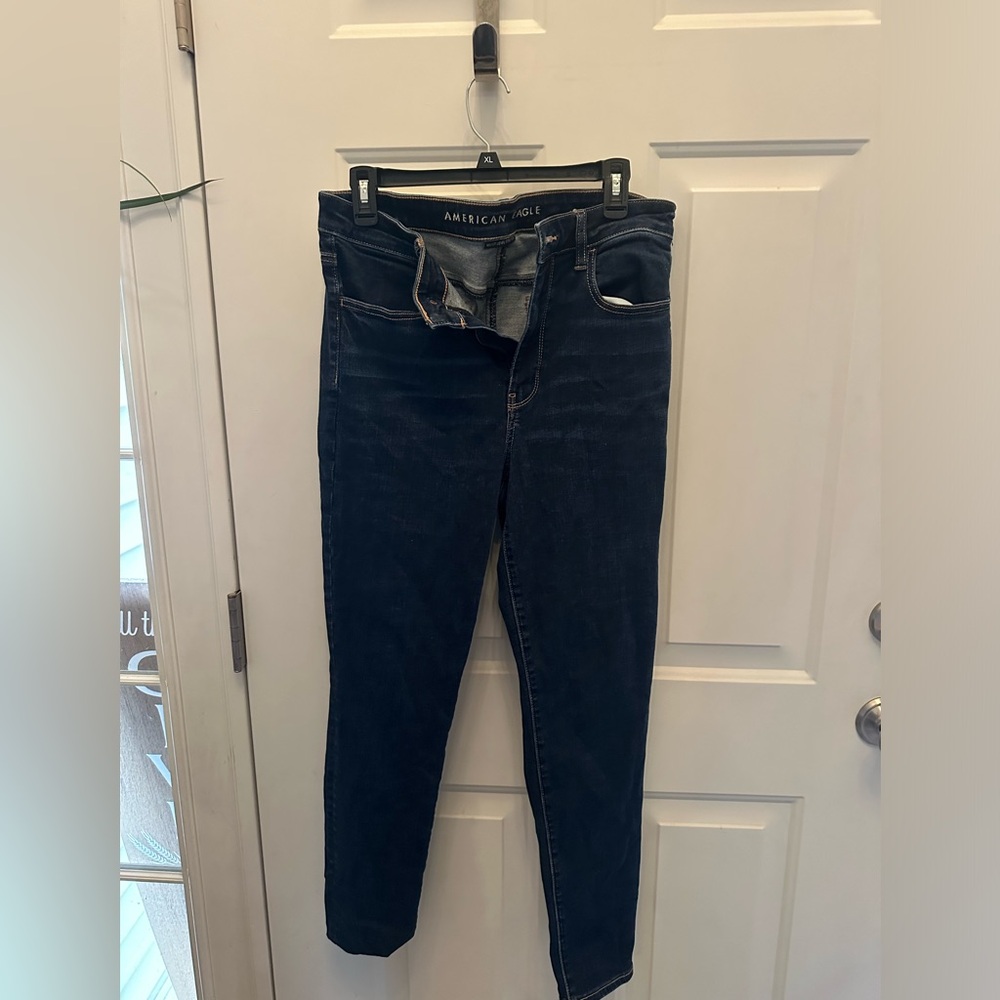 American Eagle Outfitters Women's Navy Skinny Jeans